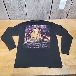 Travis Scott Astroworld Tour Merch Wish You Were Here Long Sleeve T-Shirt Size M